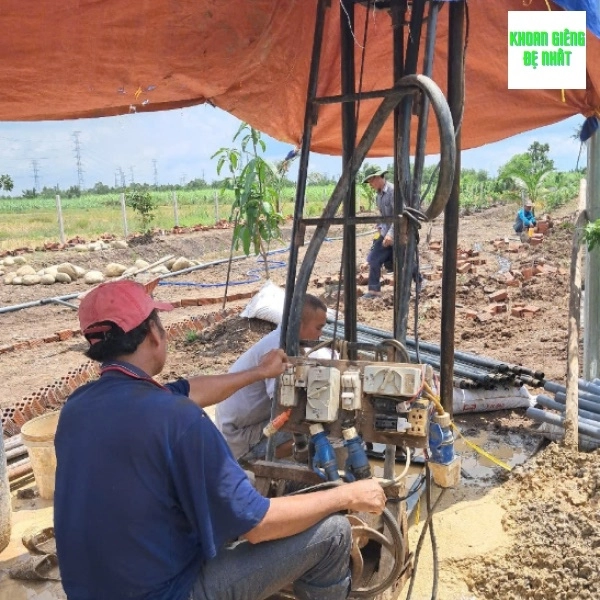 Khoan giếng nước ngầm là giải pháp phổ biến để có nguồn nước sạch 