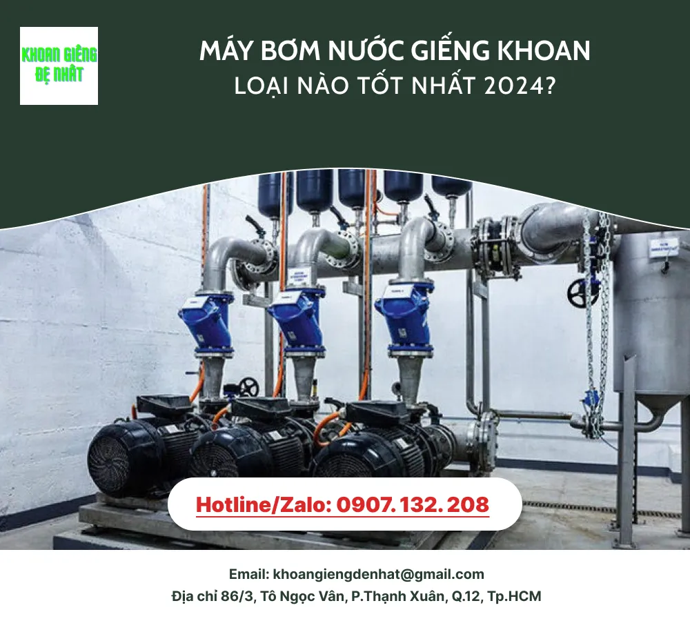 máy bơm nước giếng khoan