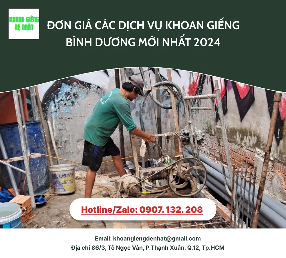 khoan giếng Bình Dương