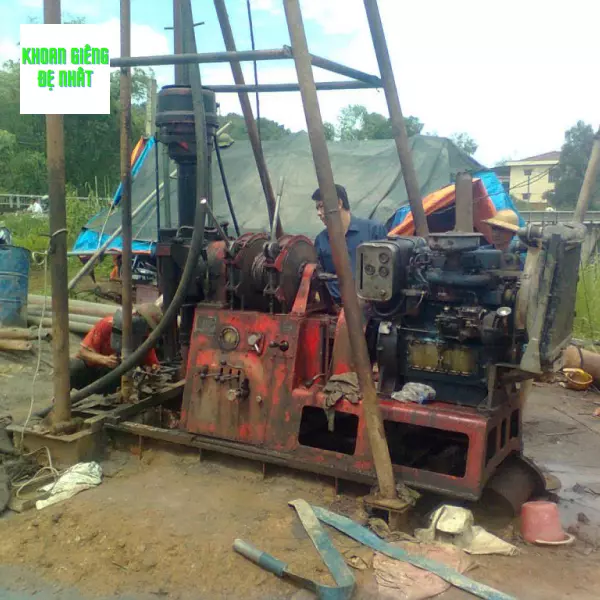 Dịch vụ khoan giếng công nghiệp tại các tỉnh miền Tây