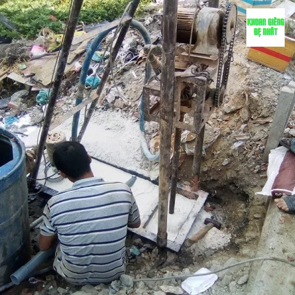khoan giếng tại Tân Uyên