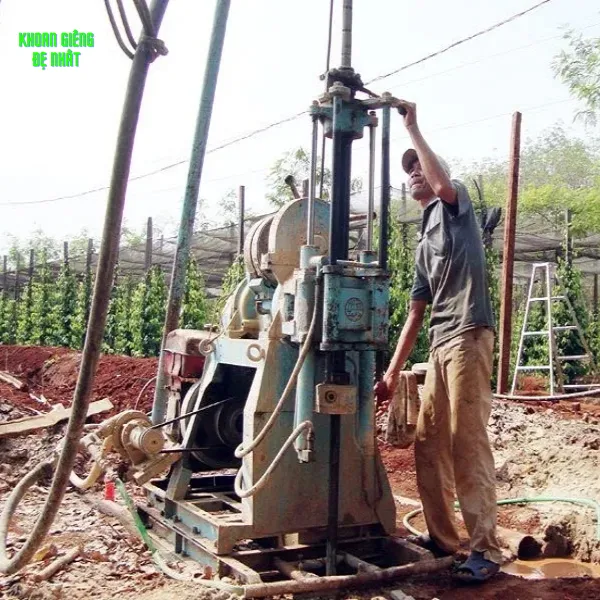 Các bước thi công khoan giếng tại Mỹ Hạnh Nam