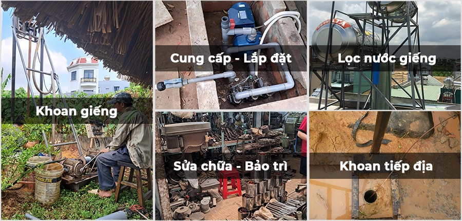 dịch vụ trọn gói khoan giếng tại quận tân bình