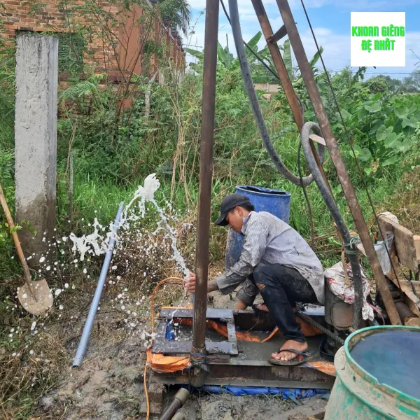 sửa giếng khoan không lên nước