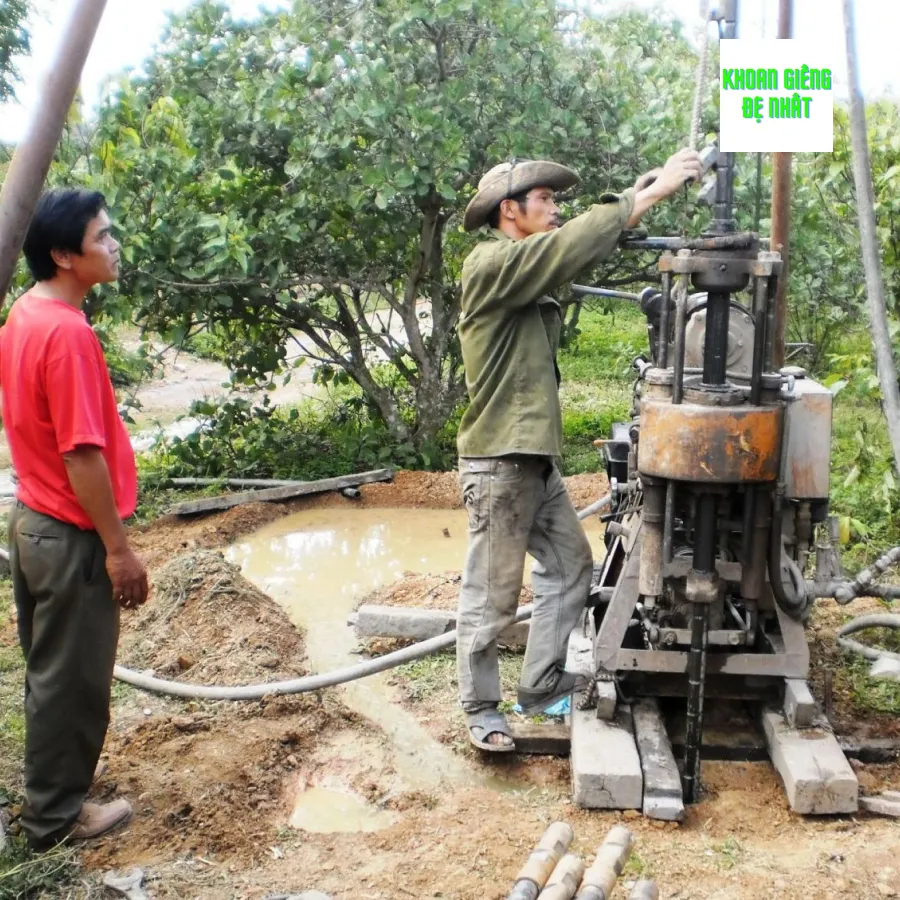 Quá trình khoan giếng của Đệ Nhất
