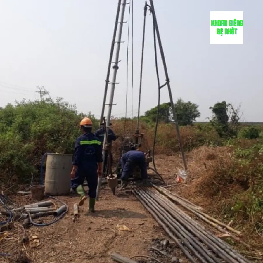 Khoan giếng gia đình tại Đệ Nhất