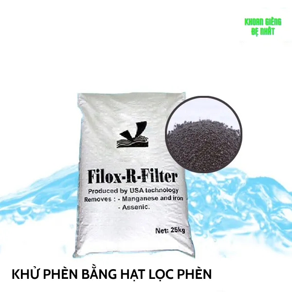 cách khử phèn trong nước giếng