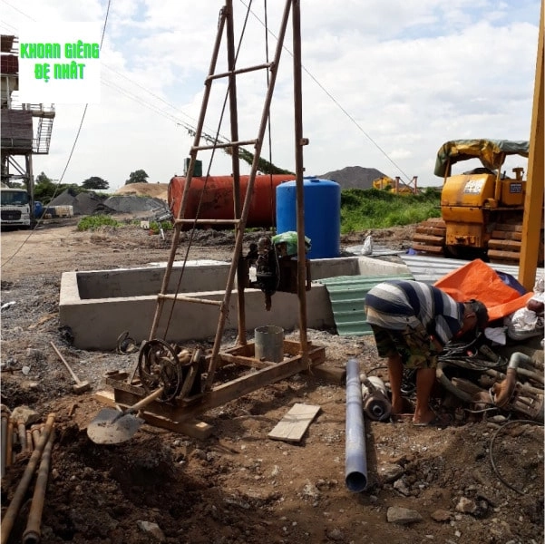 Chuẩn bị cho kỹ thuật khoan giếng nước ngầm