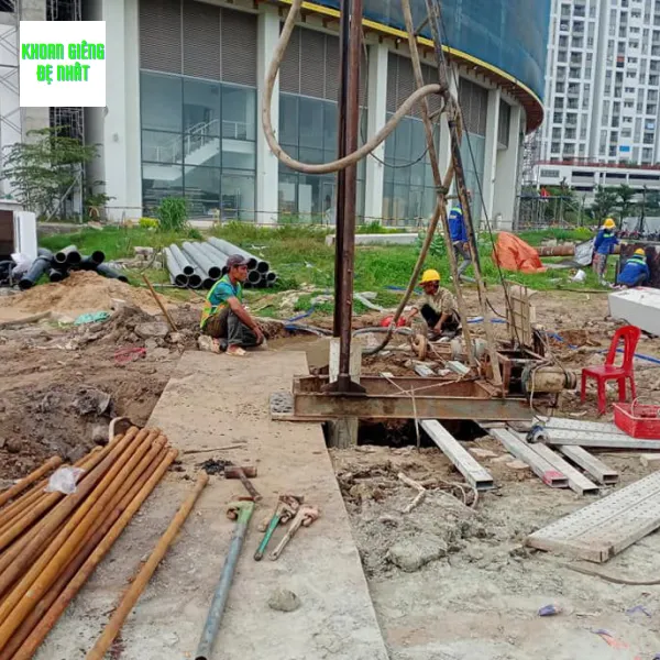Quy trình khoan giếng cơ bản tại quận 11