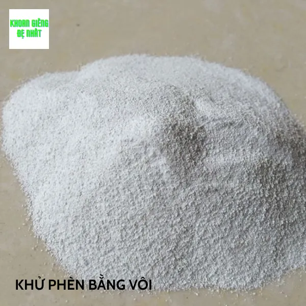cách khử phèn trong nước giếng