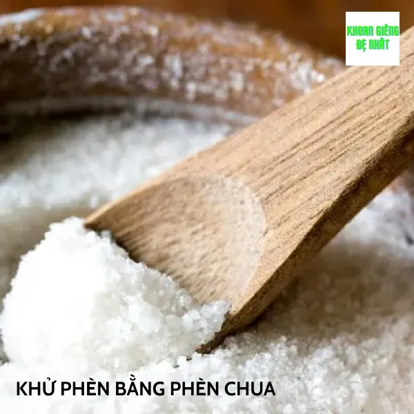 cách khử phèn trong nước giếng