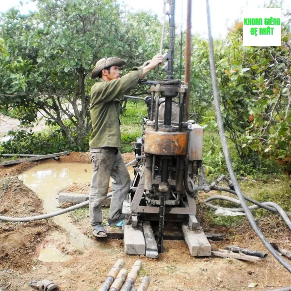 khoan giếng Bàu Bàng