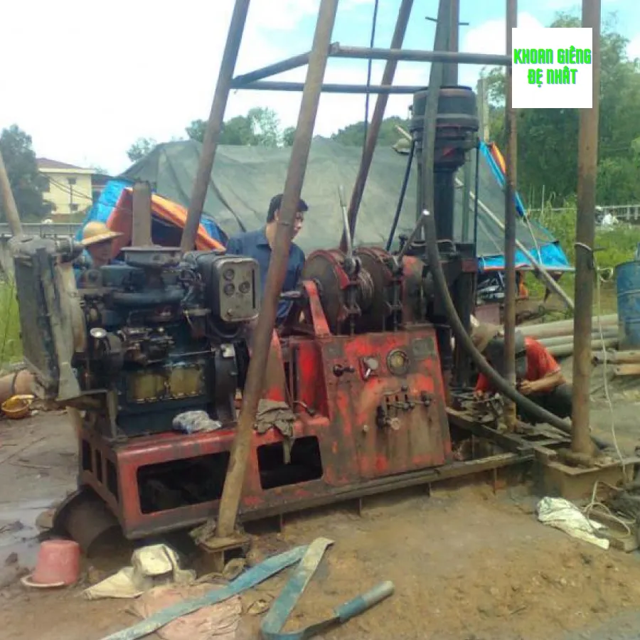 Quy trình thi công khoan giếng tiếp địa tại Long An
