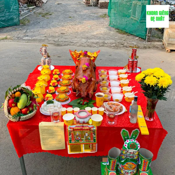 cúng giếng đầu năm