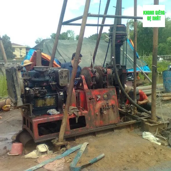 Quy trình khoan giếng tại Mỹ Hạnh Bắc