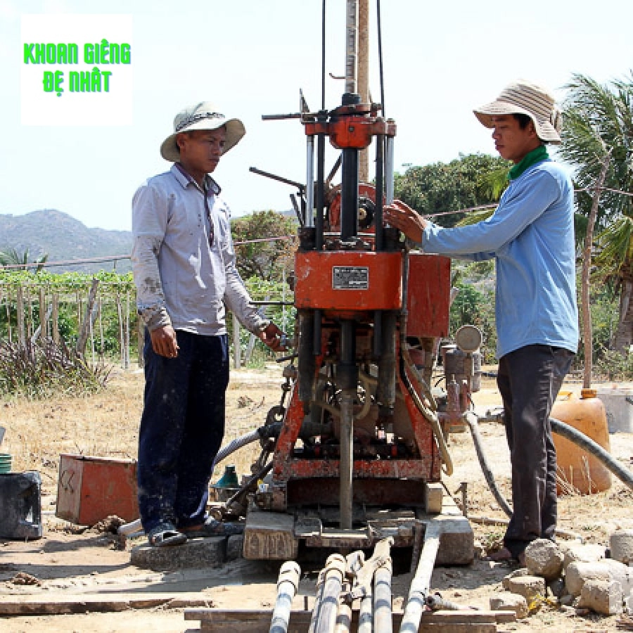 Thiết lập và chuẩn bị vị trí khoan
