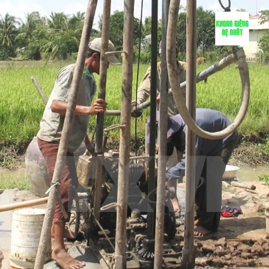  Quy trình khoan giếng tại Nhà Bè 
