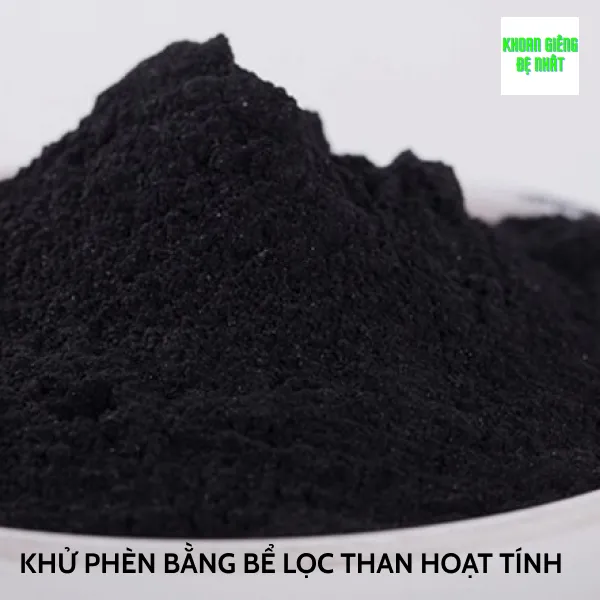cách khử phèn trong nước giếng