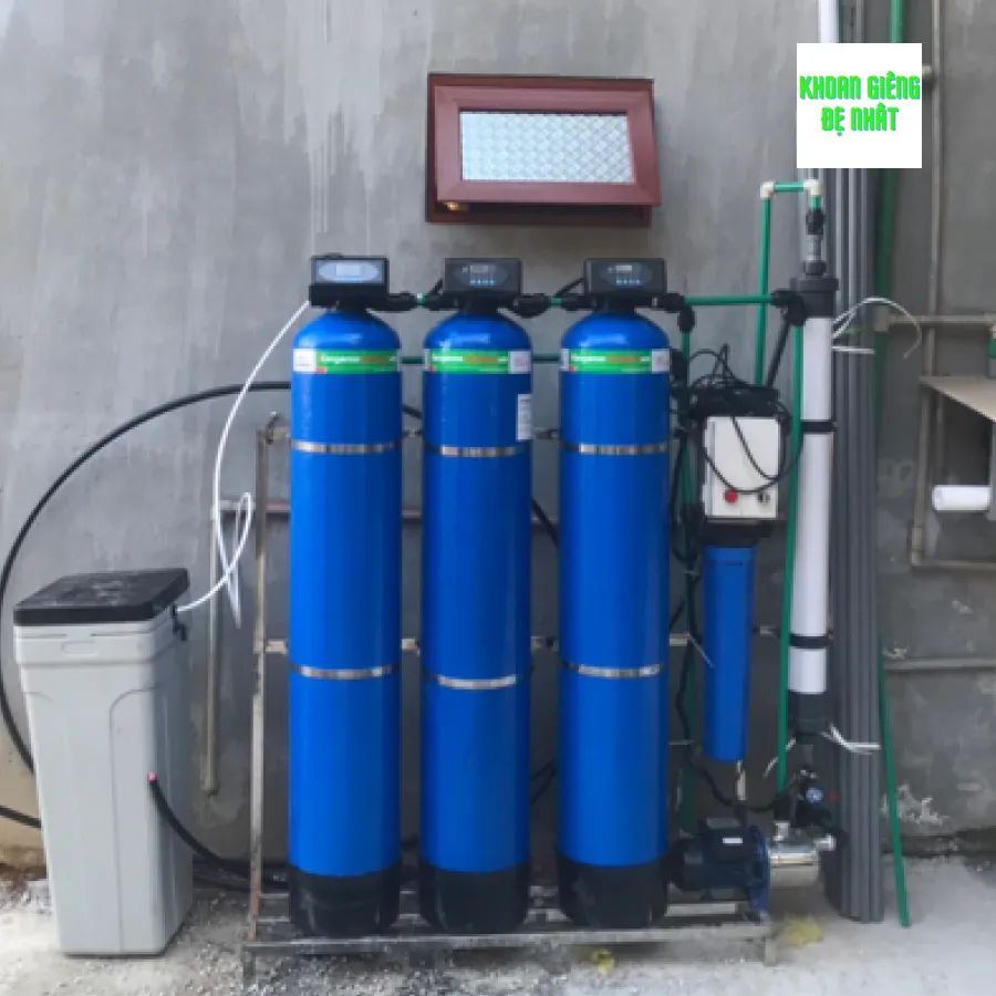 Một số loại máy lọc nước được sử dụng phổ biến để xử lý giếng khoan có cát