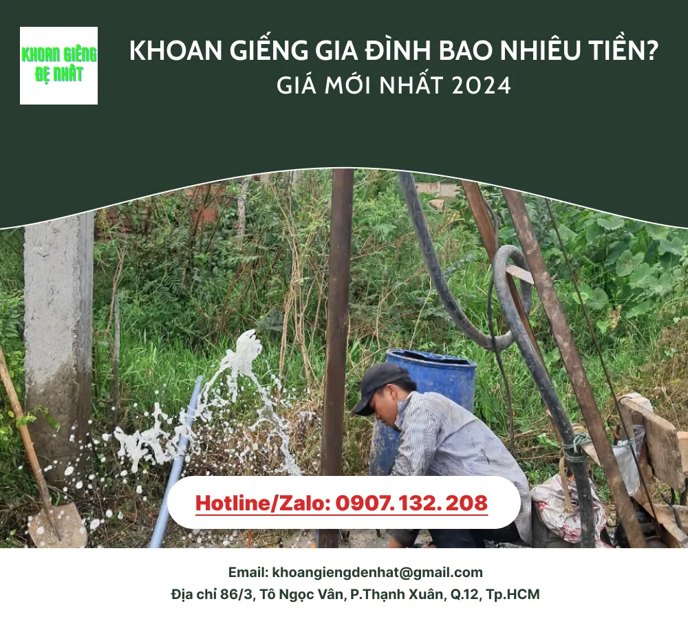 Khoan giếng gia đình