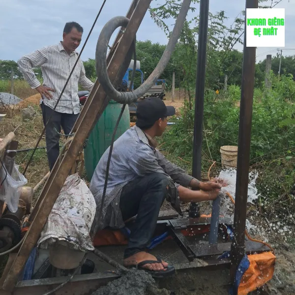 sửa giếng khoan không lên nước