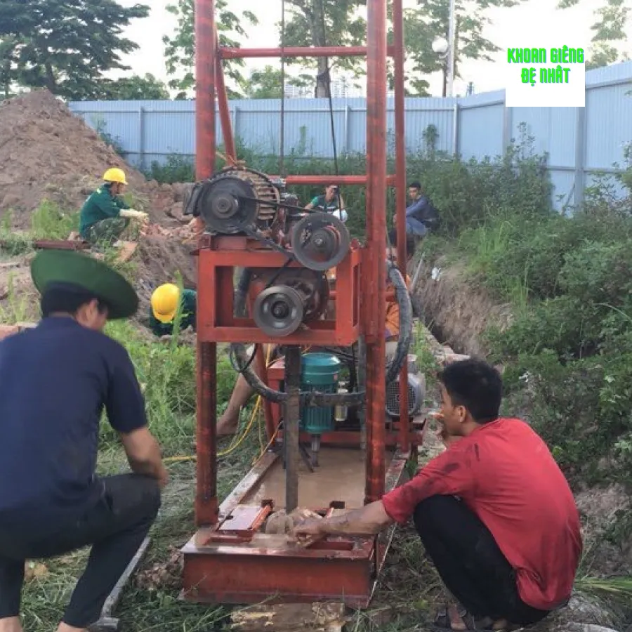 khoan giếng tại Dĩ An