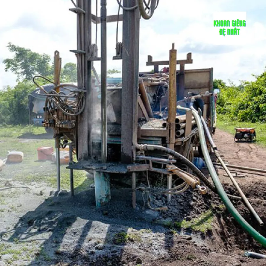 Quy trình khoan giếng Bến Lức của công ty