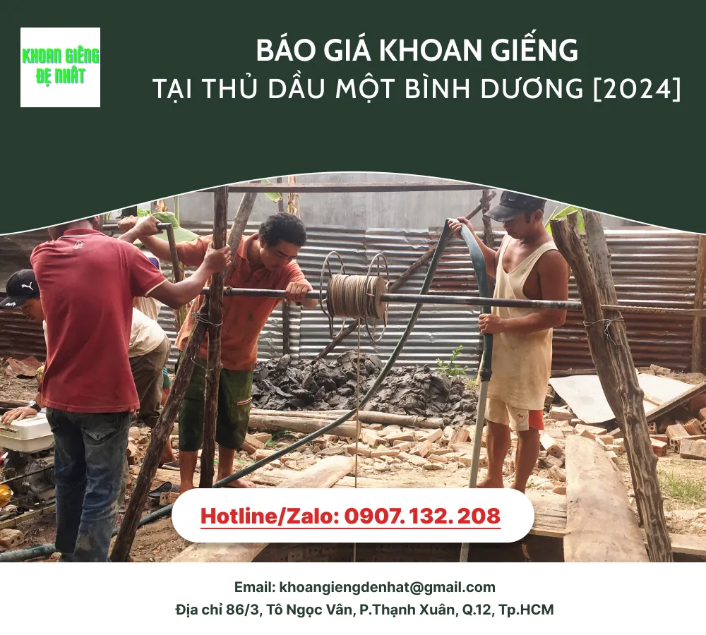 khoan giếng tại Thủ Dầu Một