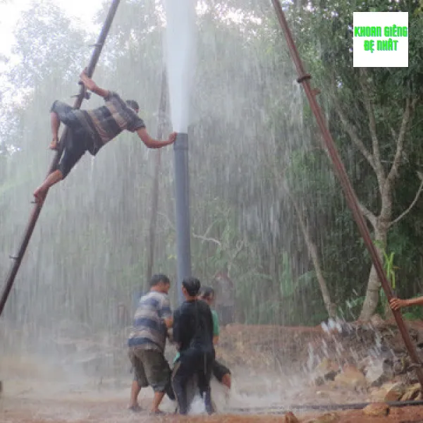 xác định vị trí khoan giếng