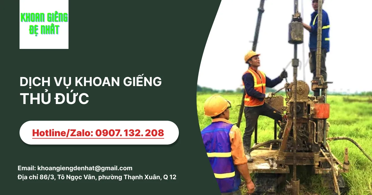 DỊCH VỤ KHOAN GIẾNG THỦ ĐỨC