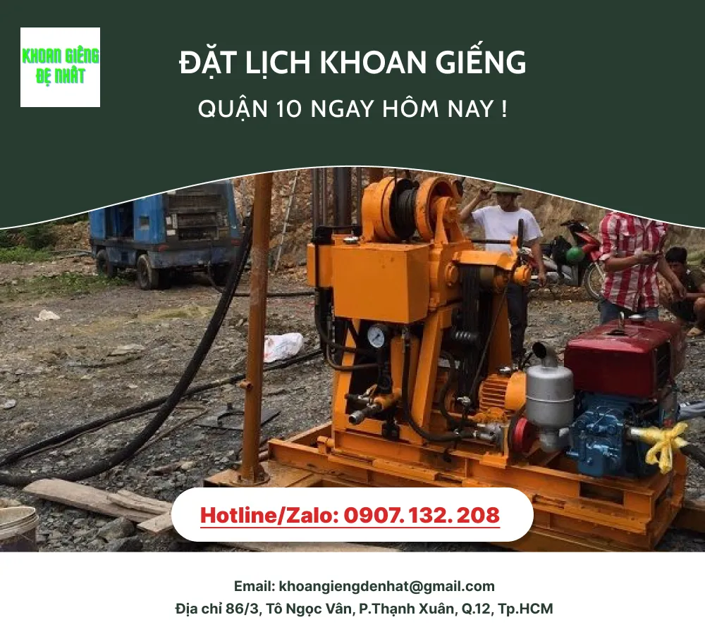 KHOAN GIẾNG TẠI QUẬN 10