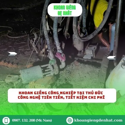 Khoan Giếng Công Nghiệp Tại Thủ Đức – Công Nghệ Tiên Tiến, Tiết Kiệm Chi Phí