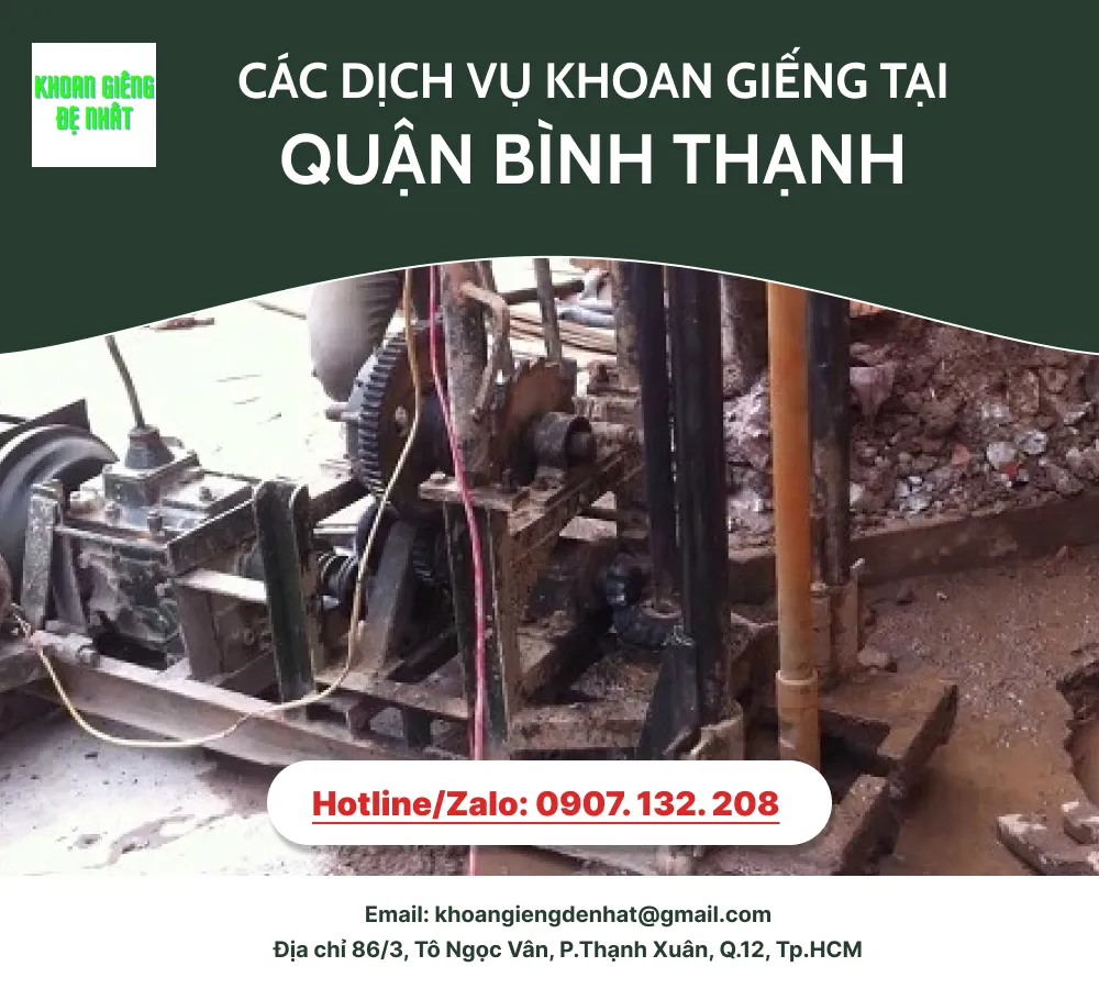 KHOAN GIẾNG TẠI QUẬN BÌNH THẠNH