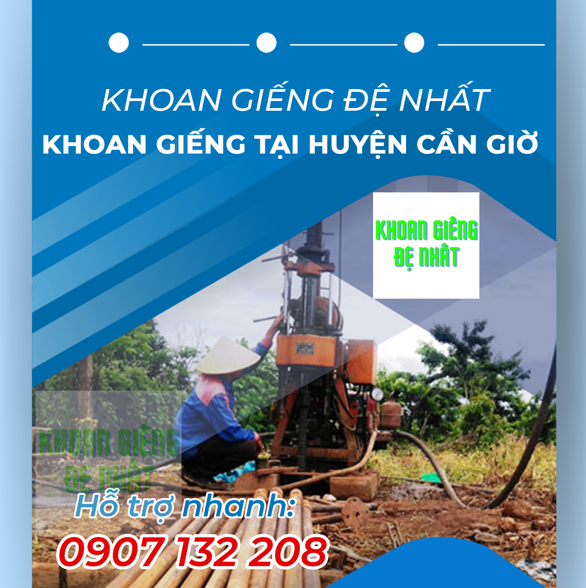 KHOAN GIẾNG TẠI HUYỆN CẦN GIỜ
