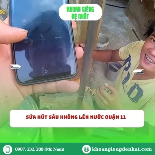Sửa Hút Sâu Không Lên Nước Quận 11: Giải Pháp Nhanh Chóng, Hiệu Quả