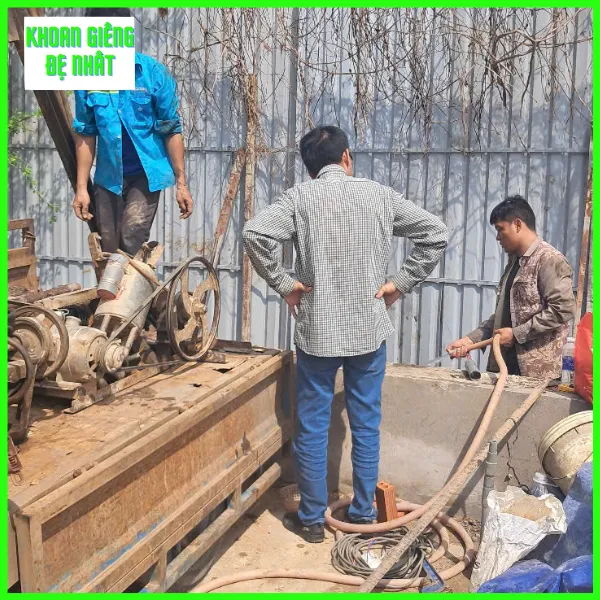 Hướng Dẫn Thi Công Khoan Giếng Gia Đình – Quy Trình 5 Bước