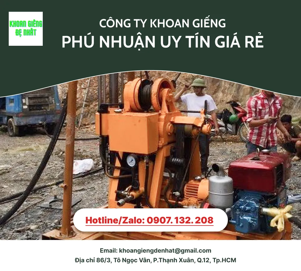 KHOAN GIẾNG TẠI QUẬN PHÚ NHUẬN