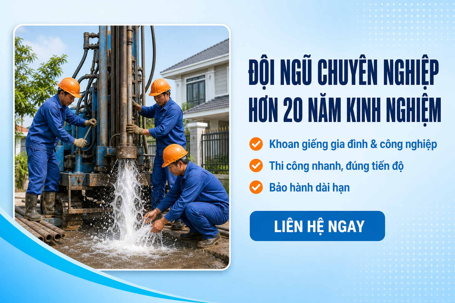 Đội ngũ chuyên nghiệp hơn 20 năm kinh nghiệm